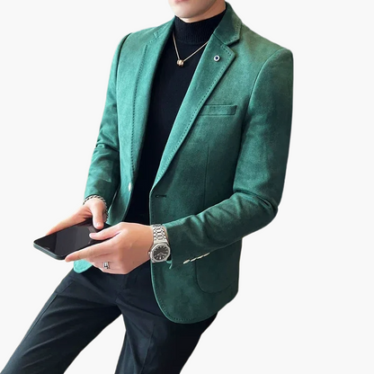 Herr Elegant Kavaj Slim Fit – Perfekt för Fest & Affär