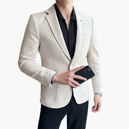 Herr Elegant Kavaj Slim Fit – Perfekt för Fest & Affär