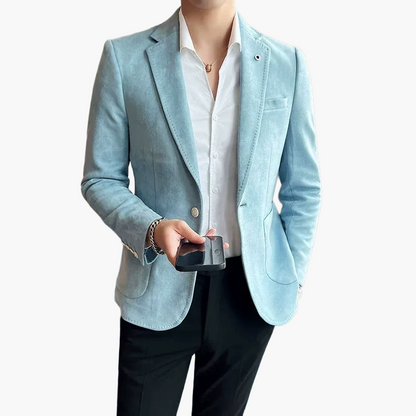 Herr Elegant Kavaj Slim Fit – Perfekt för Fest & Affär