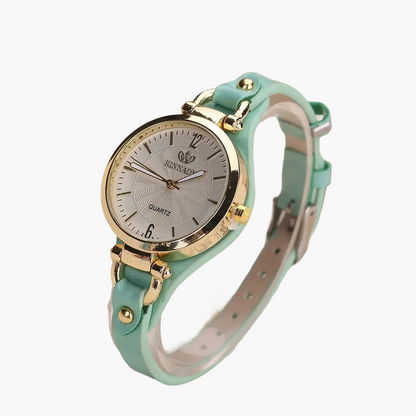 Damklocka vintage stil elegant vardagsur quartz