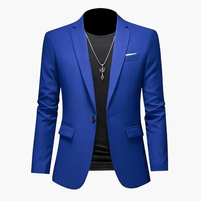 Herr Elegant Kavaj Blazer för Fest och Vardag – Modern Slim Fit Kostymjacka