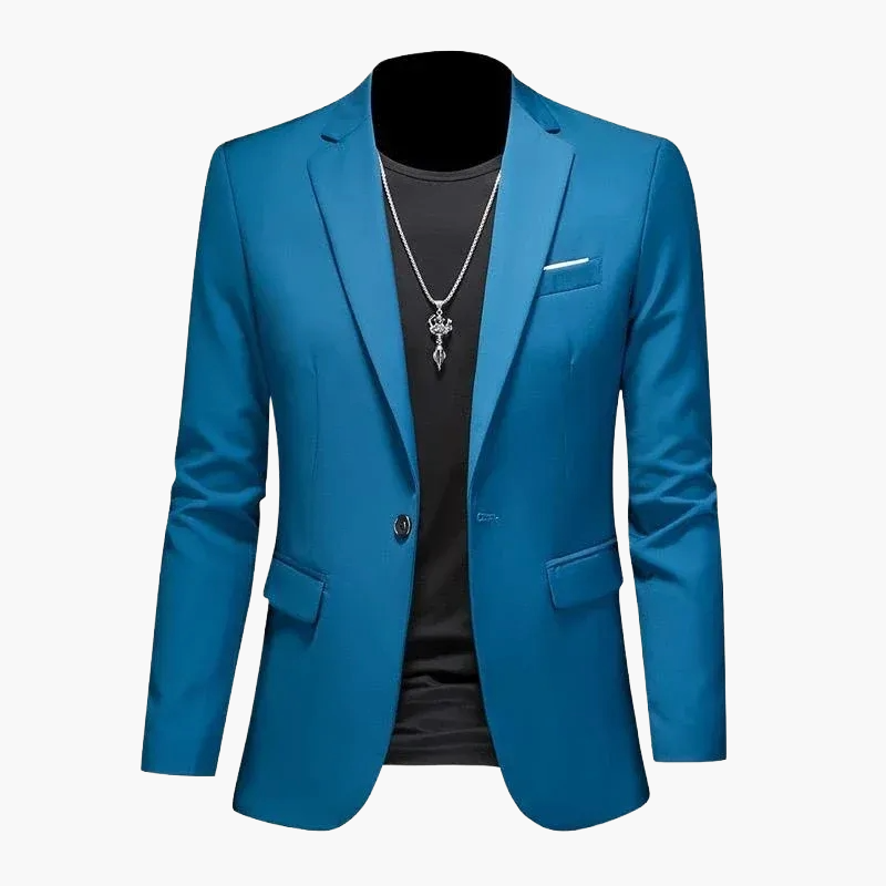 Herr Elegant Kavaj Blazer för Fest och Vardag – Modern Slim Fit Kostymjacka