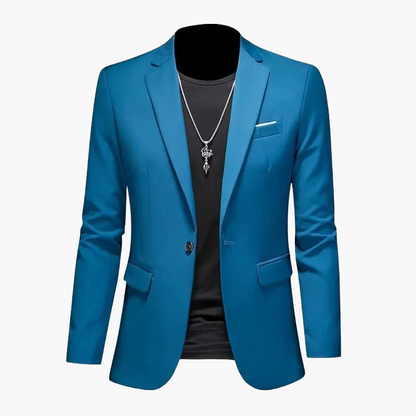 Herr Elegant Kavaj Blazer för Fest och Vardag – Modern Slim Fit Kostymjacka