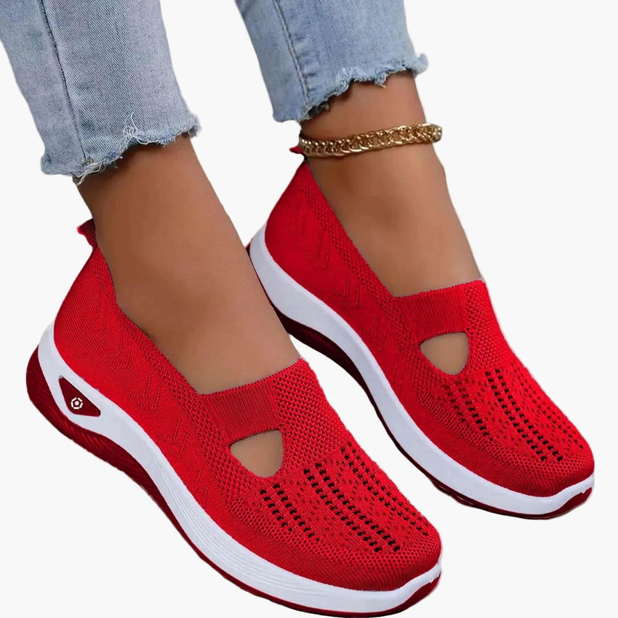 Dam Sneakers Ortopediska Andningsbara Halkfria Vardags- och Träningsskor