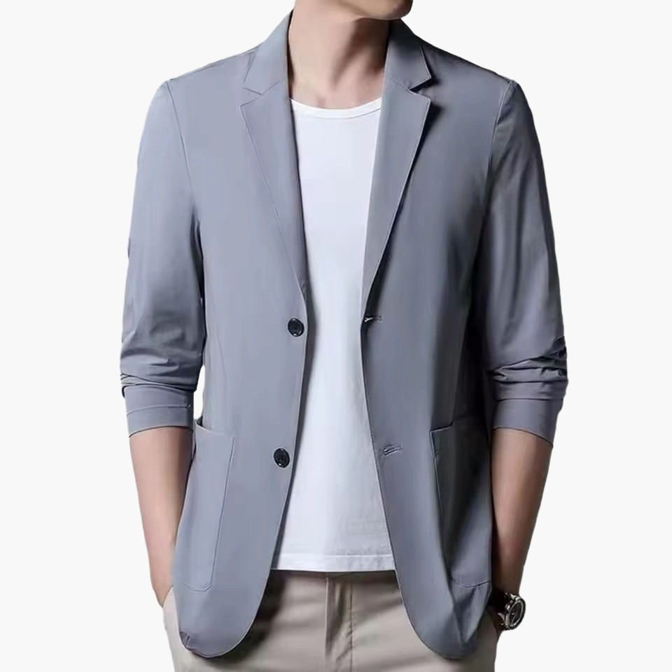 Herr Blazer – Modern, Ledig Kavaj för Vardagsbruk och Fest