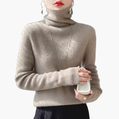 Damtröja med polokrage – Elegant och modern vardagströja för höst och vinter