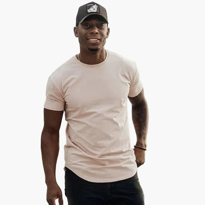 Herr T-shirt Atletisk Passform för Träning och Fritid – Modern Stil och Komfort