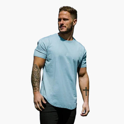 Herr T-shirt Atletisk Passform för Träning och Fritid – Modern Stil och Komfort