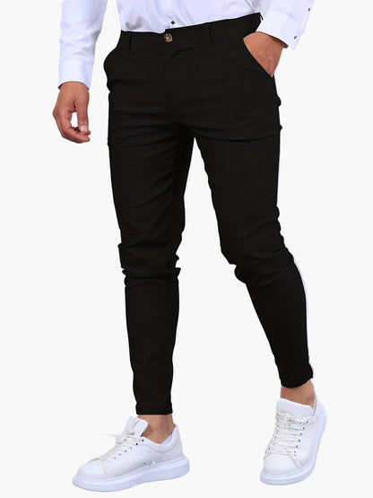 Herr Skinny Fit Chinos – Modernt Snitt för Vardag och Fest
