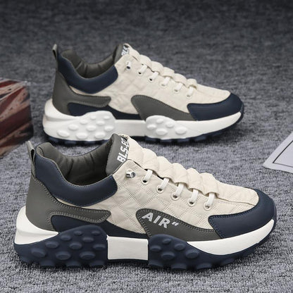 Herr Sneakers Sportiga Vardagsskor med Modern Design och Extra Komfort