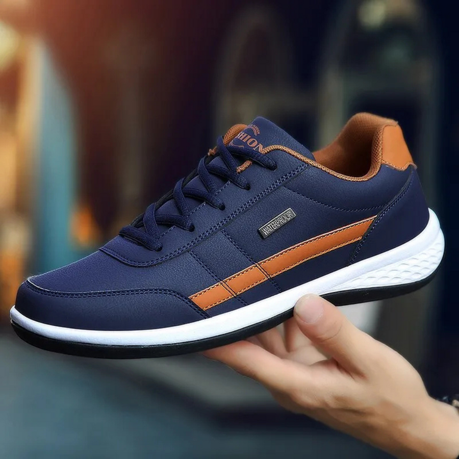 Herrsneaker med ortopedisk komfort och stil – Vardagssko för promenader och fritid