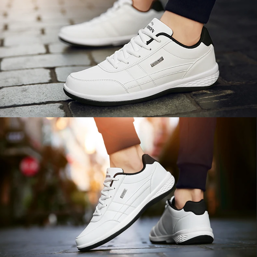 Herrsneaker med ortopedisk komfort och stil – Vardagssko för promenader och fritid
