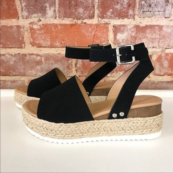 Dam Espadrille Plattformssandal – Trendiga Sommarsandaler för Vardag och Resa