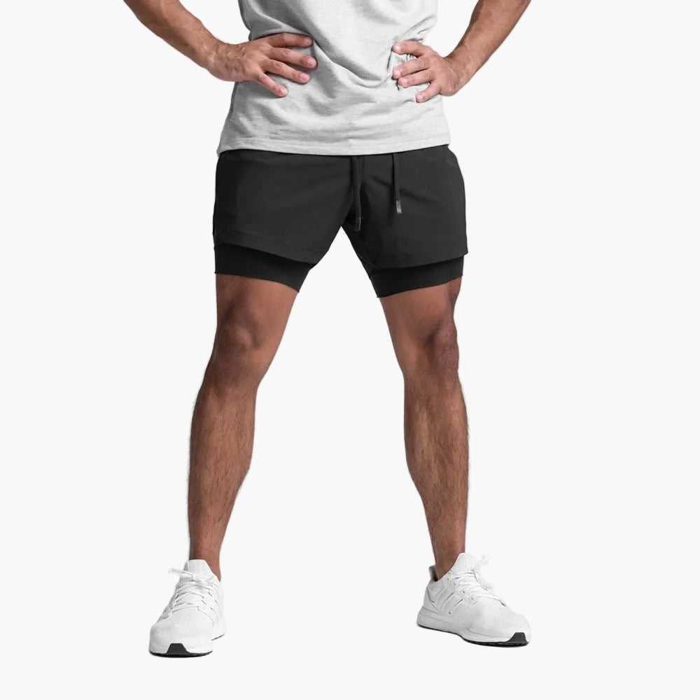 Herr Fitnessshorts Träningsshorts Lättvikt Flexibel Sportstil