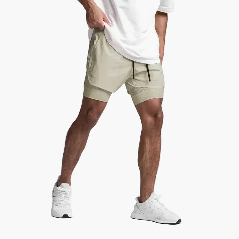 Herr Fitnessshorts Träningsshorts Lättvikt Flexibel Sportstil