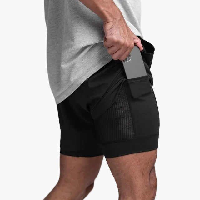 Herr Fitnessshorts Träningsshorts Lättvikt Flexibel Sportstil
