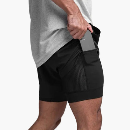 Herr Fitnessshorts Träningsshorts Lättvikt Flexibel Sportstil
