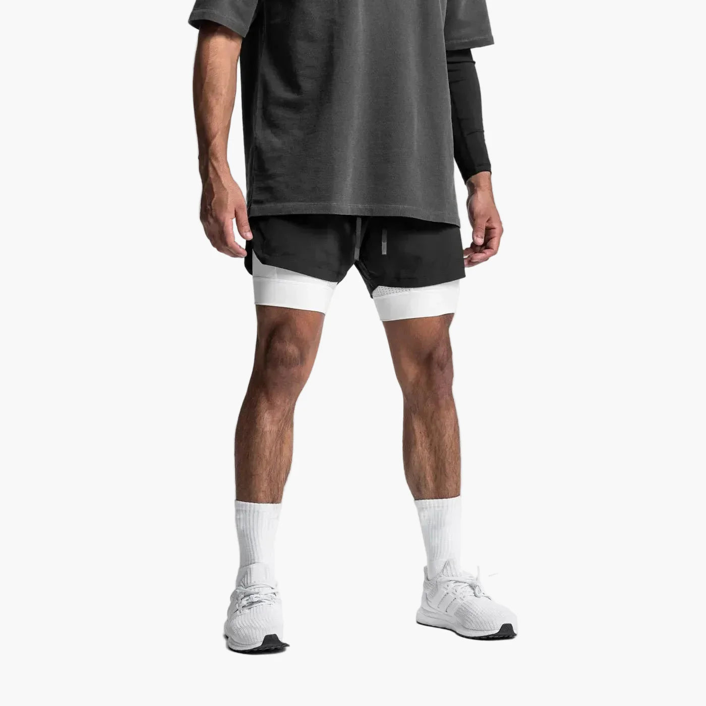 Herr Fitnessshorts Träningsshorts Lättvikt Flexibel Sportstil