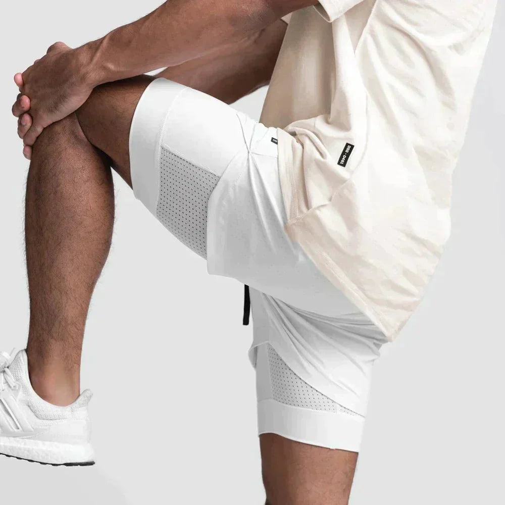 Herr Fitnessshorts Träningsshorts Lättvikt Flexibel Sportstil