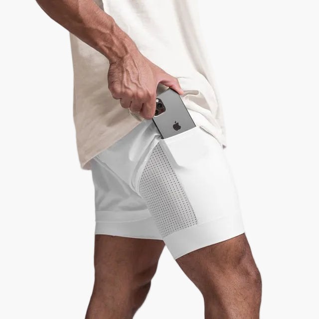 Herr Fitnessshorts Träningsshorts Lättvikt Flexibel Sportstil