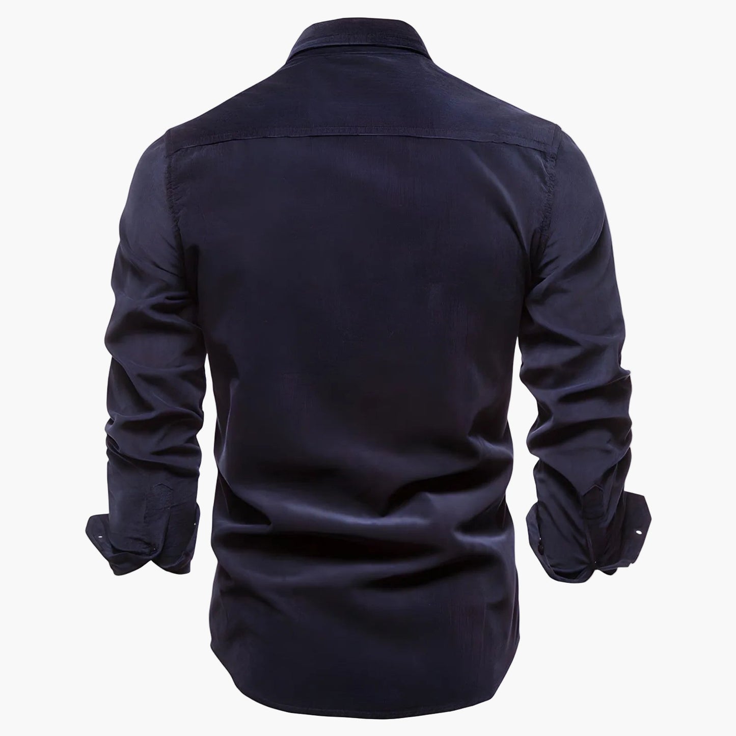 Herrskjorta Casual Slim Fit med Knappstängning – Perfekt för Vardag och Arbete