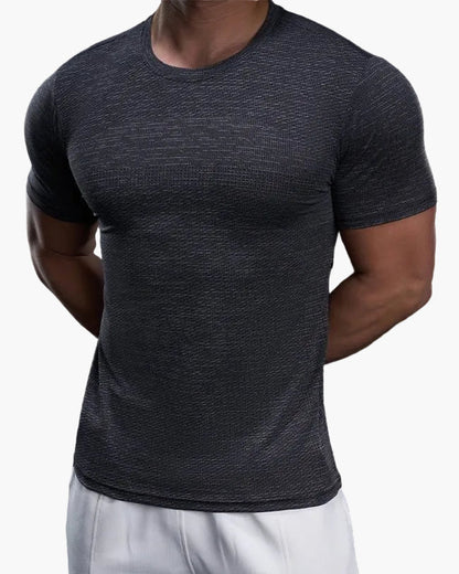Herr T-shirt för Träning – Slim Fit Snabbtorkande Sport Topp