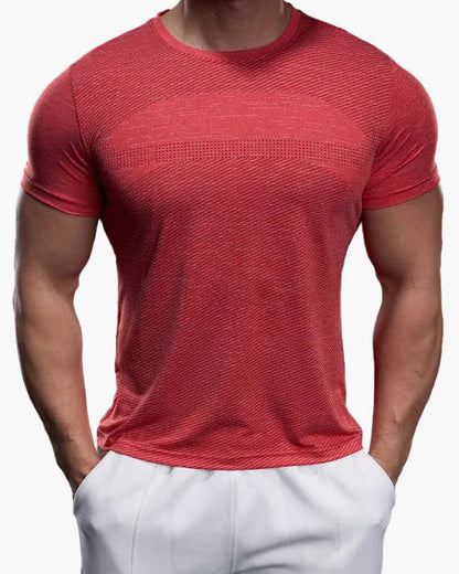 Herr T-shirt för Träning – Slim Fit Snabbtorkande Sport Topp