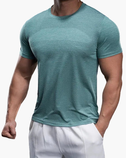 Herr T-shirt för Träning – Slim Fit Snabbtorkande Sport Topp