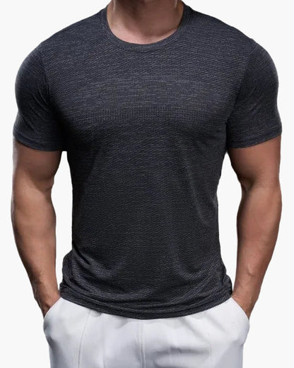 Herr T-shirt för Träning – Slim Fit Snabbtorkande Sport Topp