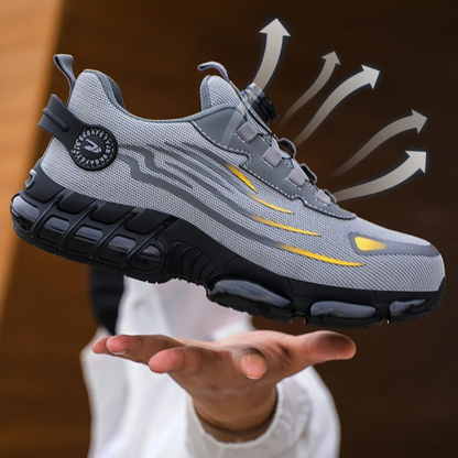 Herr Sneakers Sportiga Arbets- och Fritidsskor med Dämpning och Modern Design