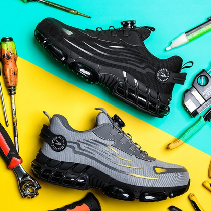 Herr Sneakers Sportiga Arbets- och Fritidsskor med Dämpning och Modern Design