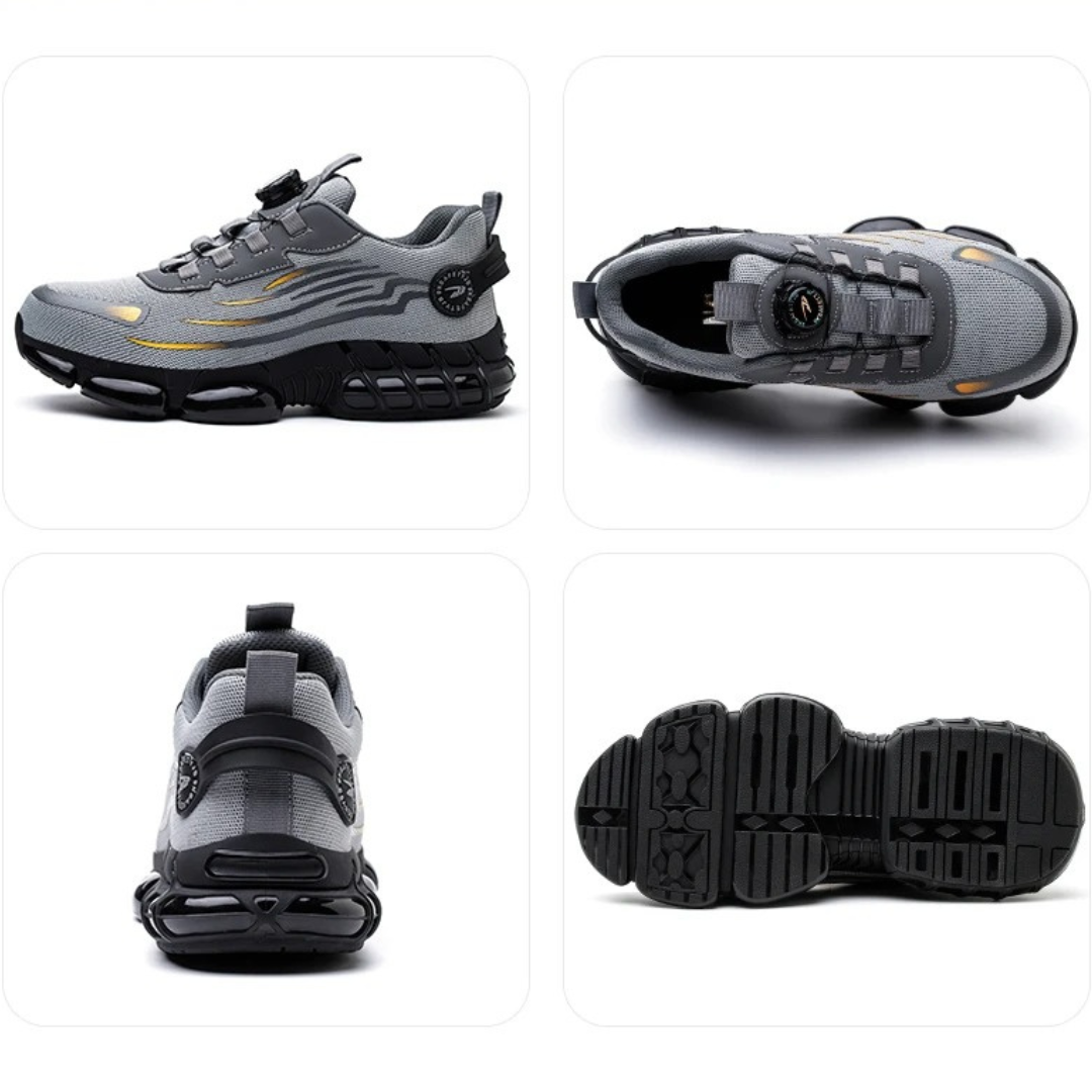 Herr Sneakers Sportiga Arbets- och Fritidsskor med Dämpning och Modern Design