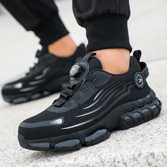 Herr Sneakers Sportiga Arbets- och Fritidsskor med Dämpning och Modern Design