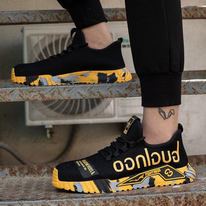 Herr Sneakers Sportskor Arbets- och Fritidsskor med Modern Design