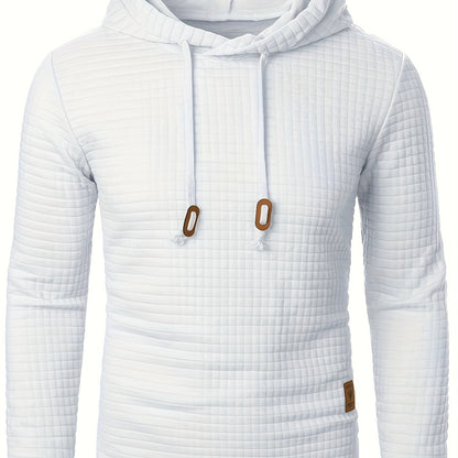 Johan - Herr Huvtröja med Strukturerad Design