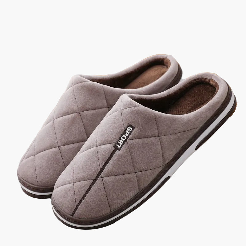 Herrtofflor Sportig Quiltad Design – Vardagsrum & Inomhus Komfort